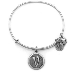 Alex and Ani “V” Initial Bracelet